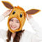 SAZAC Kigurumi Mütze - Pokemon - Eevee - Cozy Costume Beanie Cap - Erwachsene Größe Braun