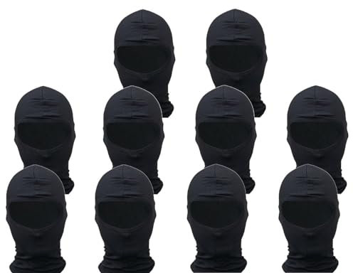 2EXTREME 10x Sturmhaube Sturmmaske Gesichtsmaske schwarz Roller Motorrad Moped Helm Maske