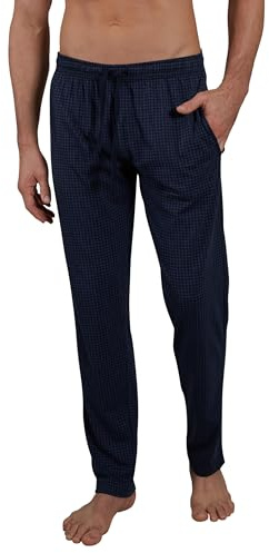 Ceceba Herren Lange-Hose blau bedruckt 1er Pack