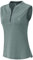 YSENTO Damen Poloshirt Ärmelloses Golf Tennis Shirt Quick Dry Leicht Sport Oberteile Polohemd Tanktops mit Kragen(Himmelblau,S)
