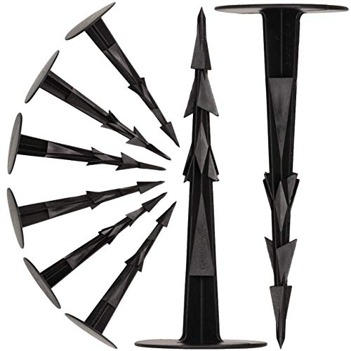 GARDENIX® 100 Stück TerraPEG PRO Erdanker Bodenanker Erdnägel für Gartenvlies Unkrautvlies Maulwurfnetz Plane