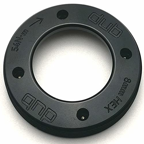 takewell Selbstausziehende Kurbelarmkappe für SRAM M18/M30 Dub, Dark Polar Black (X0 D1).
