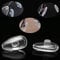 Push-in Eyeglass Nose Pads Air Chamber Push in Cushion 14mm 5Pairs Soft Silicone Glasses Pieces Replacement Sunglasses