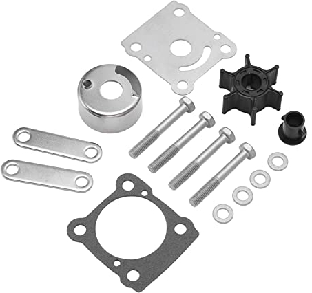 Wasserpumpen Impeller Kit Reparatursatz, 15 Stück 6G1-W0078-A1 Wasserpumpen-Laufrad-Reparatursatz Außenborder Laufrad Kit Ersatz für 2-Takt-Außenborder 6 8 PS