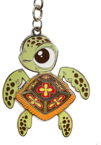 Loungefly Findet Nemo Squirt Schildkröte Schlüsselanhänger, silber, Small