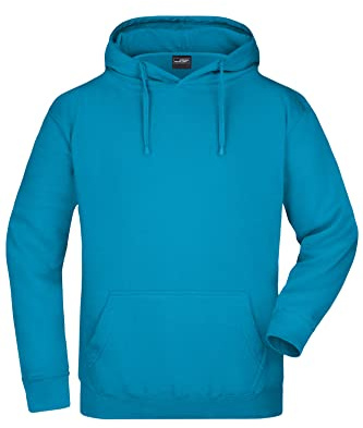 James & Nicholson Kapuzensweatshirt - Hochwertiger Freizeit-Sweat mit Kapuze und Kängurutasche