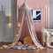 Surwin Betthimmel Madchen Jungen Doppelbett, Einfarbig Moskitonetz Baldachin Einzelbett Himmel Schlafzimmer Dekoration Spielzelte Kinder Geschenk, Ohne Bohren (Rosa)
