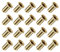 METALLIXITY Pasante Agujero Remache (4x8mm) 200uds, Cobre Hueco Remache Tuercas - para PCB Tableros, Cobre Tono
