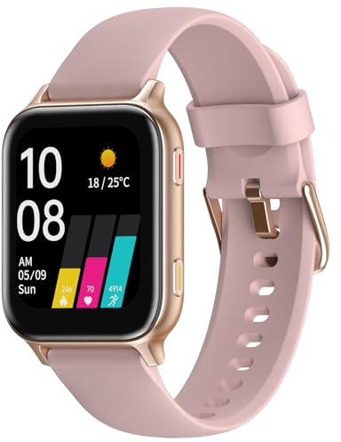UMIDIGI Uwatch5S Smartwatch, Montre Intelligente pour Hommes Femmes, 1,7 Pouces Tracker Fitness avec SpO2, Moniteur de Sommeil, podomètre, 5ATM Montre de Sport étanche, Batterie 400mAh pour Android