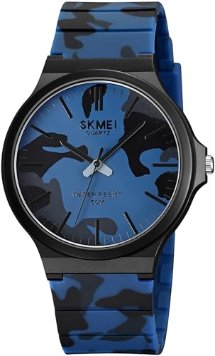 Unisex Analog Quarz Armbanduhr Herren Minimalistisch Damenuhr 5ATM Wasserdicht Einfache Klassische Uhren Herren Damen Teenager Sportlich