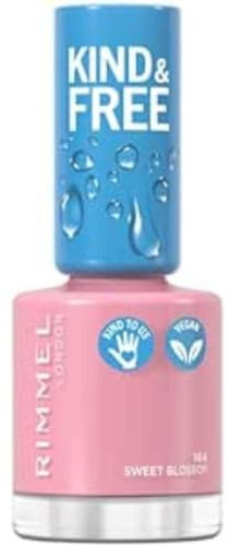 RIMMEL Kind & Free Nail Polish, 164 Sweet Blossom, 8ml