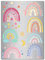 GORGECRAFT Regenbogen-Schablonen Wiederverwendbar Bohemian-Stil Stern Herz Boho Edelstahl Metall Zeichenvorlage Zum Malen Auf Holz Brennen Wandgravur Scrapbooking Kartenherstellung DIY 19x14 cm