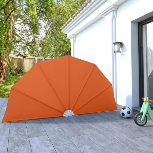 Terrassen-Seitenmarkise klappbar Terrakotta 160 cm