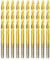 Hilpaty HSS-TiN Drill Bit 4.2mm x 75mm x 10pcs Titanium Coated Twist Drill Bits for Metal, Stainless Steel, Non Ferrous, Cast Iron, Wood