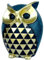ODIWEN Eule Dekoration Figur Statue Kreatives Geschenk, Eulen Kunstharz, Garten Ornament, für den Hausgarten Statuen, Dekofigur Eule Gartendeko, Eulen Statue für Wohnkultur Akzente
