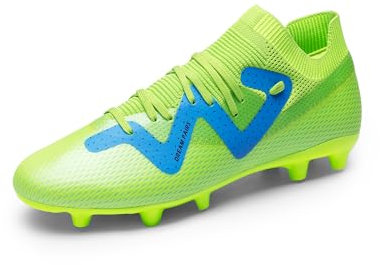 DREAM PAIRS Zapatillas de Fútbol Hombre Calzado de Fútbol para Hombre Botas de Fútbol Zapatos de Fútbol Tacos Fútbol Deporte Sala SDSS2402M-E,Size 38,Verde Neón,SDSS2402M-E