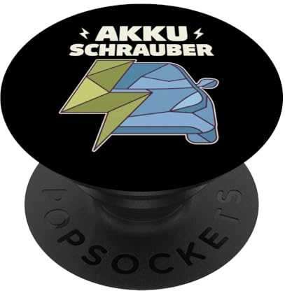 Akku Schrauber KFZ Mechaniker Schrauber E-Auto Mechatroniker PopSockets mit austauschbarem PopGrip