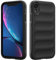 Custodia Compatibile con iPhone XR, Silicone Custodia per Tutto il Corpo, Copertura Antiurto con Fotocamera Protettivo, Cover Morbida al Tatto con Fodera in Microfibra - Nero