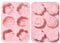 UR URLIFEHALL 1 Pc Silicone Flower Moulds Rose Floral Shaped Chocolate Moulds for Cake Candy Pudding Kitchen Tool Tray Soap Candle Making