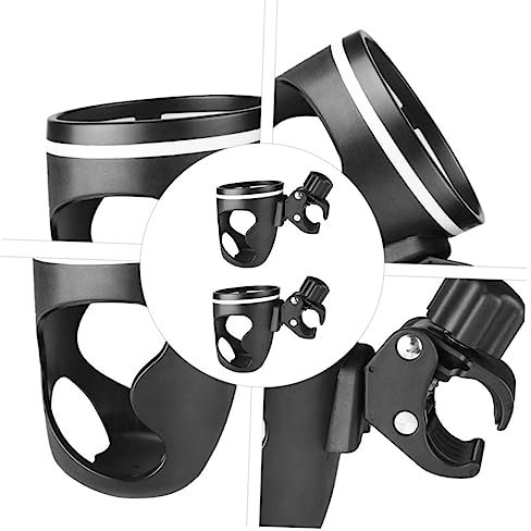 Hohopeti Porte-gobelets Pour Poussette Structure Robuste 2 Pièces Porte-gobelets