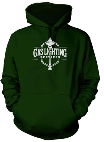 Gas Lighting Services Hoodie [Bottle Green Medium]