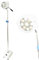 DYUNCZ Mobile Chirurgische Untersuchungslampe, Led -untersuchungslampe, Mobile Haustierlampe, Schattenlose Lampe, Höhe und Helligkeit Einstellbar, for Gynäkologie, Ambulanzen