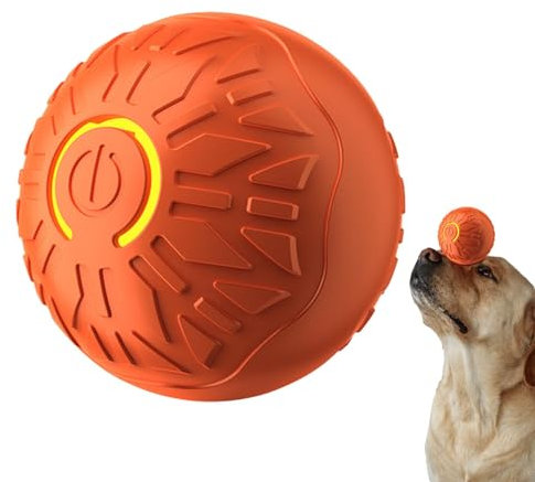 Smart LED Dog Ball, Interactive Automatic Rolling Toys for Cats & Dogs