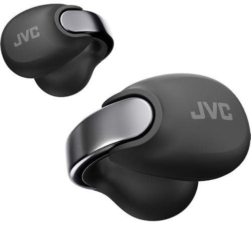 JVC Nearphones Open Ear True Wireless Headphones - Open Ear Earbuds - Bluetooth 5.3-24H Playback - IPX4 Water Resistant - Built-in Mic - Awareness & Comfort - Ear Clip Earbuds - HANP1T