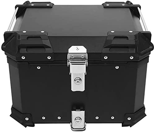 WXPXYBF Bauletto per Moto in Alluminio con Serratura di Sicurezza, Portapacchi Universale per Bauletto per Moto, Accessori per ciclomotori e Moto