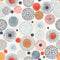 Cartoon Circle Orange Light Blue Grey Wallpaper Abstract Art Texture Watercolor Peel and Stick Wallpaper,44.5×300cm Waterproof Self Adhesive Vinyl Wall Paper for Bedroom Livinroom Cabinet Bathroom