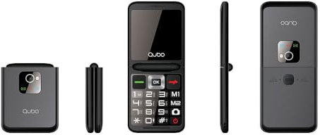Qubo Teléfono Móvil para Mayores X-10BK 32 MB RAM 2,4 - Marca EAN: 6944762701161