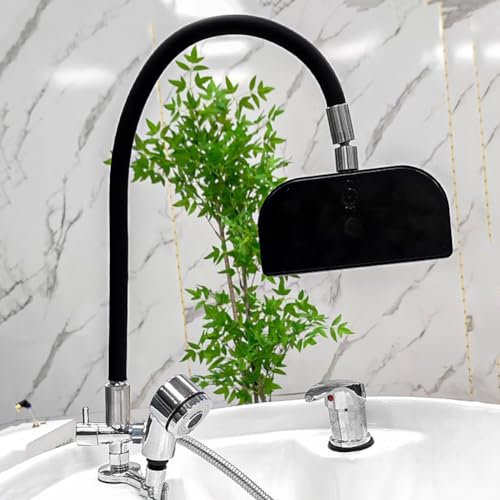 PA-DABAOO Head Spa Water Outlet with Pump, Head Spa Portable Water Outlet Frame Waterfall,Circulates Water in The Shampoo Bowl, Head Spa Machine for Salon,A