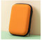 Étui pour disque dur externe, étui Eva, étanche, organisateur universel pour disques durs, banques d'alimentation (orange)