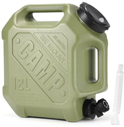 KOBONA 12L Portable Water with Spigot Drinking Water Bucket Large Capacity Water Dispenser Carrier for Vehicle Car Camping