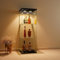 Vitrine en verre avec éclairage LED, vitrine sur pied avec serrure et portes, vitrine d'angle en verre trempé, pour salon, bureau, objets de collection, livres, vin (noir, 42 x 36 x 125 cm)