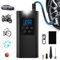 Singphere Gonfleur Pneus Voiture – Compresseur à Air Portatif 45L/Min Puissant, Gonfleur Électrique Rapide avec LED, Batterie 6000mAh, 4 Modes pour Voitures, Vélos, Motos & Balles