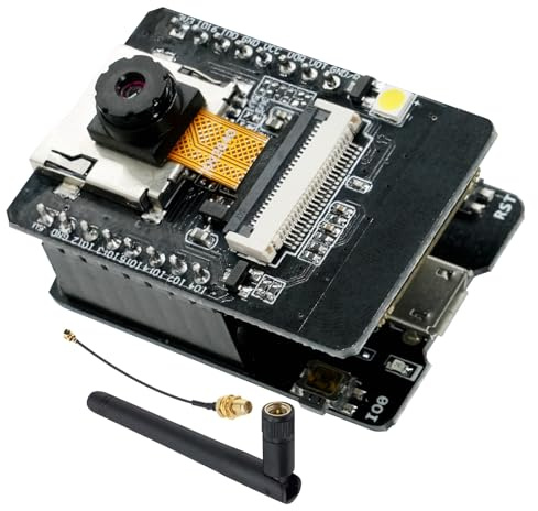 AYWHP 1PCS ESP32 CAM WiFi Bluetooth Board,ESP32 CAM MB Entwicklungsplatine ESP32 Dual-Core mit Kamera 2640 + 2,4 G Antennen IPEX, Micro USB, mit Steckplatz für TF-Karte, kompatibel mit Arduino
