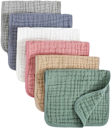 Baumwoll Schulterpolster Baby Burp Tücher Super Absorbierende Gaze Speichelhandtücher Zum Sabieren Und Spucken Von 6pcs/festgelegt Hautfreundlich Baby Bib