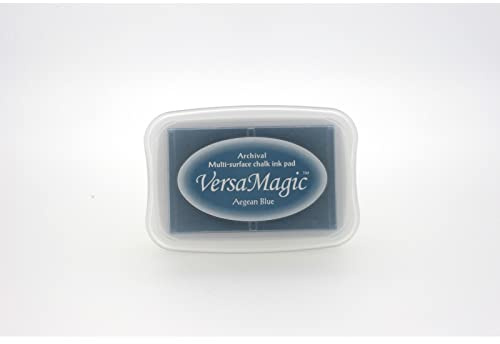 Tsukineko Versamagic Chalk-Finish Ink Pad - Aegean Blue