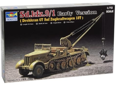 Trumpeter 07253 Modellbausatz Drehkran SDKFZ 9/1