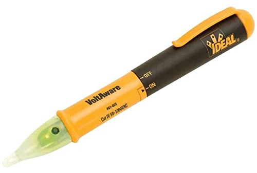 Ideal Industries Inc. Probador de Voltaje sin Contacto de 61-025 voltios, Prueba de Voltaje Claro y Compacto, CATIV para 1000v