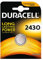 Batterie électronique Duracell - Code USA 2430 - Code IEC CR2430-3,0 V