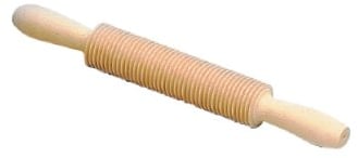 Panetta Casalinghi Mattarello per Spaghetti in Legno, Beige, 30 x 4 x 30 cm