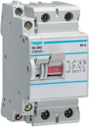 Inter à déclenchement libre 2P 63A