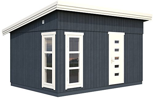 Palmako Element-Gartenhaus Etta 13,8 natur Quick Fit Line Isolierglas