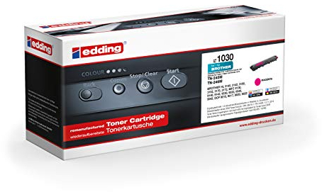 edding Toner EDD-1030 - Magenta - Reichweite 2200 Seiten - Ersetzt Brother TN-245M / TN-246M