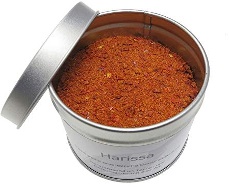 Harissa Gewürzmischung orientalische Mischung Original aus Marokko 70g Original Gewürze Mischung für Tagine, Couscous, Fleisch, Geflügel, Fisch, Gemüse & Reisgerichte ohne Salz, vegetarisch