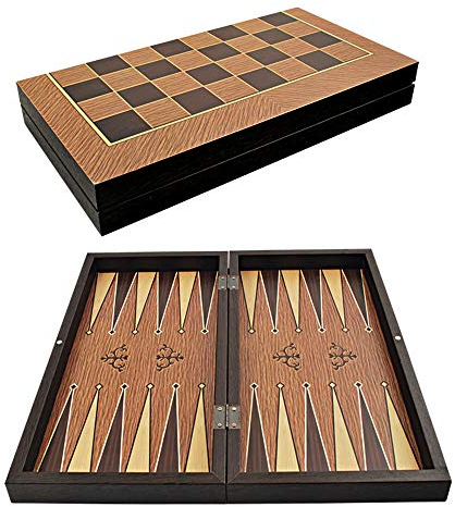Staroyun Polyester Antic Backgammon Oak