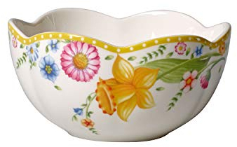 Villeroy und Boch Spring Awakening Kleine Schale, Porzellan, Gelb/Grün/Rot