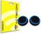 actecom 1 Par Funda de Goma Compatible con Joystick Mando Sony Playstation Dualshock 4 PS4/Slim/Pro Xbox One Eje L3 R3 Gomas (Azul)